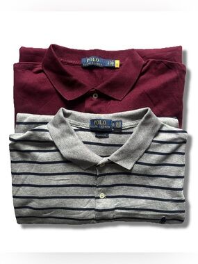 LOT OF TWO (2) Polo Ralph Lauren Classic Fit Polos Size XL
